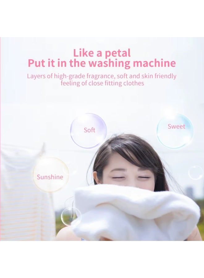 حبيبات عطر للغسيل برائحة الزنبق – معطر ملابس طويل الثبات 48 ساعة – حبيبات عطرية للغسالة بتقنية الميكروكبسلة - Image 3